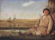 Alexei Venezianov Sleeping Shepherd Boy (mk22) oil